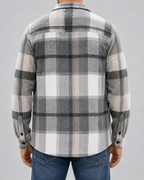 Overshirt Uomo in Flanella a Quadri