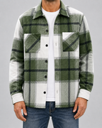 Overshirt Uomo in Flanella a Quadri