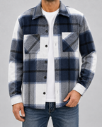 Overshirt Uomo in Flanella a Quadri