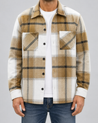 Overshirt Uomo in Flanella a Quadri