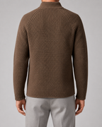 Cardigan Uomo in Maglia Testurizzata con Bottoni