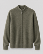 Cardigan Uomo in Lana Merino con Zip