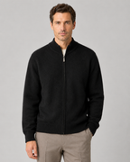 Cardigan Uomo in Lana Merino con Zip