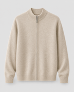 Cardigan Uomo in Lana Merino con Zip