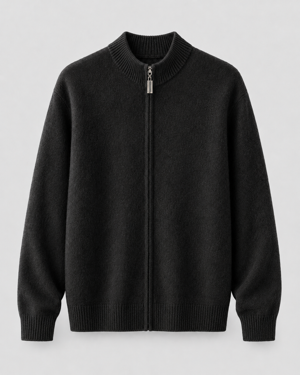 Cardigan Uomo in Lana Merino con Zip