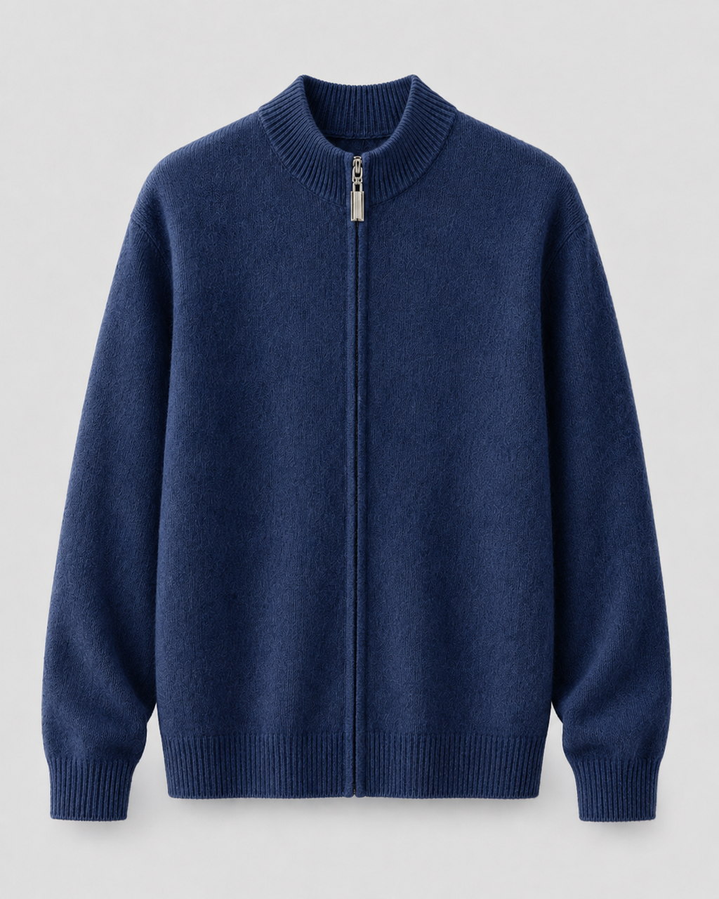 Cardigan Uomo in Lana Merino con Zip
