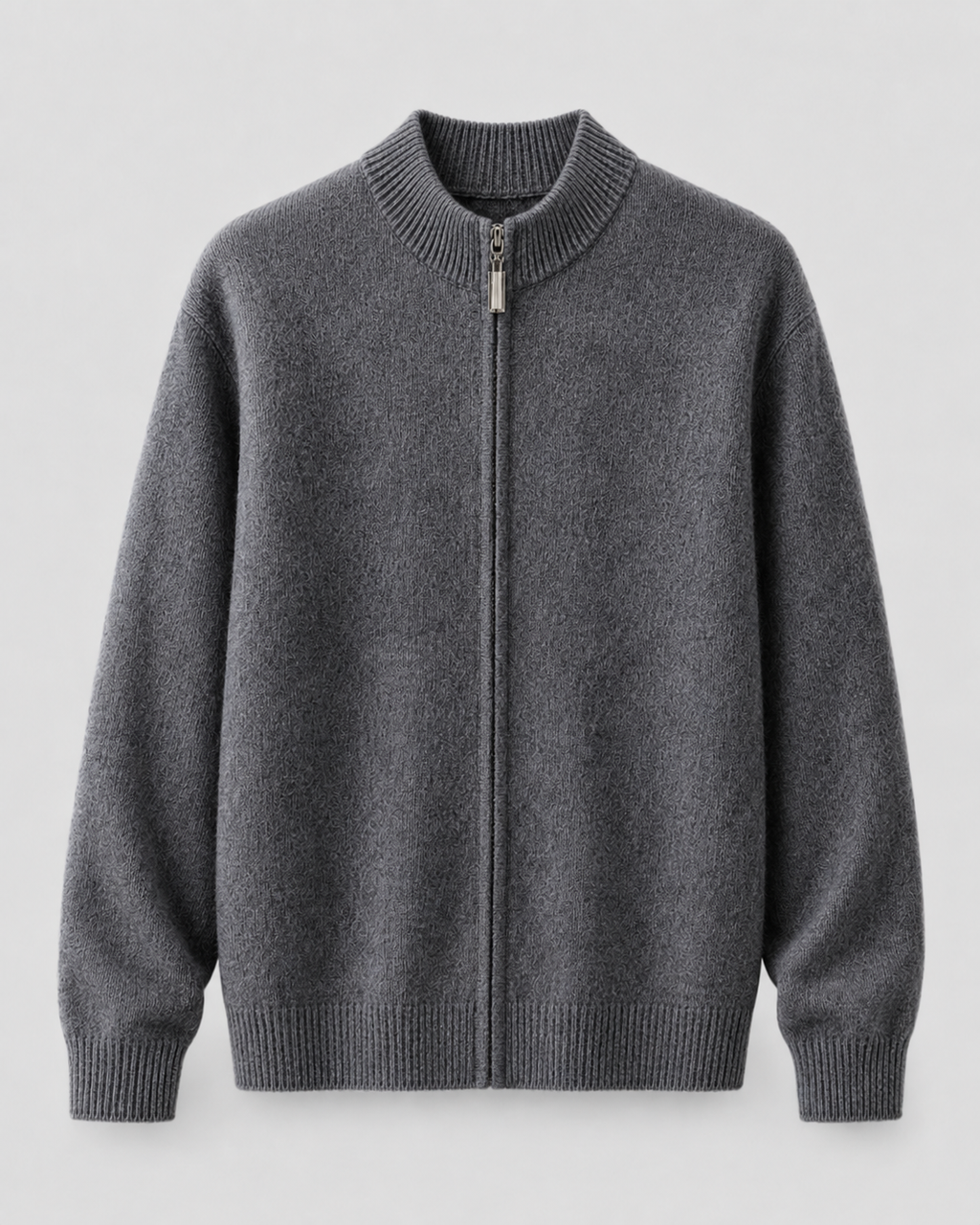 Cardigan Uomo in Lana Merino con Zip