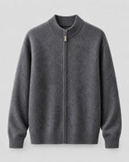 Cardigan Uomo in Lana Merino con Zip