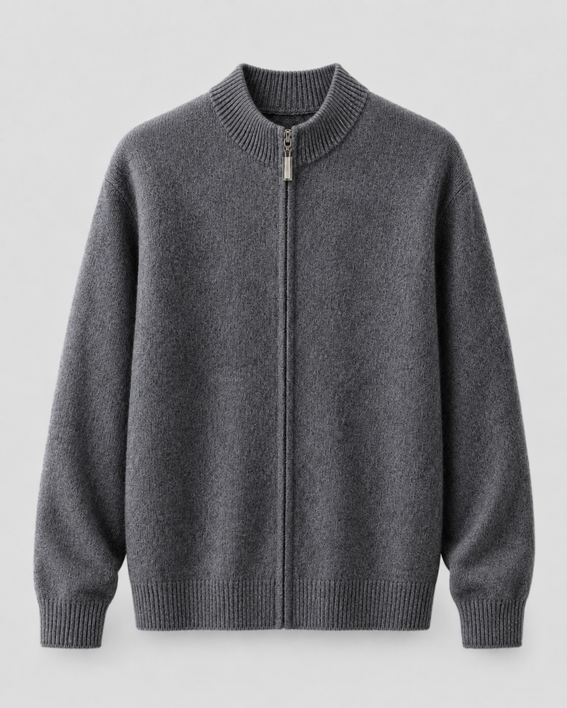 Cardigan Uomo in Lana Merino con Zip