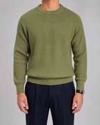 Maglione Uomo Girocollo in Maglia a Coste