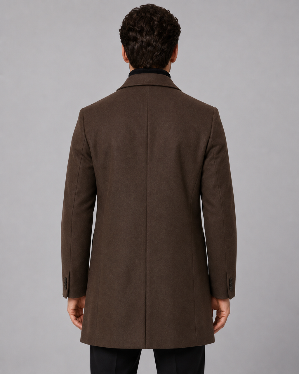 Cappotto Uomo Sartoriale in Lana Monopetto