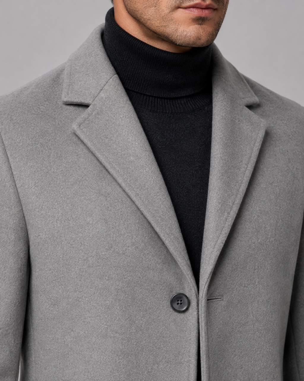 Cappotto Uomo Sartoriale in Lana Monopetto