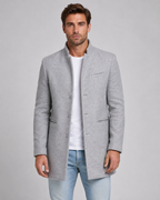 Cappotto Uomo Sartoriale in Lana con Collo Alto