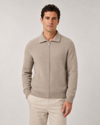Maglione Uomo in Lana con Zip Integrale