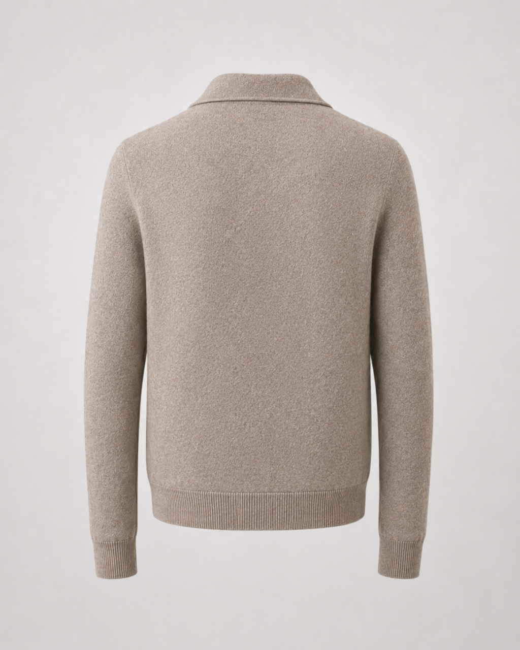 Maglione Uomo in Lana con Zip Integrale