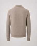 Maglione Uomo in Lana con Zip Integrale
