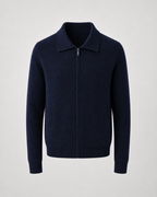 Maglione Uomo in Lana con Zip Integrale