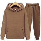 Ensemble deux pièces pour homme avec sweat à capuche et jogger - tenue de sport décontractée