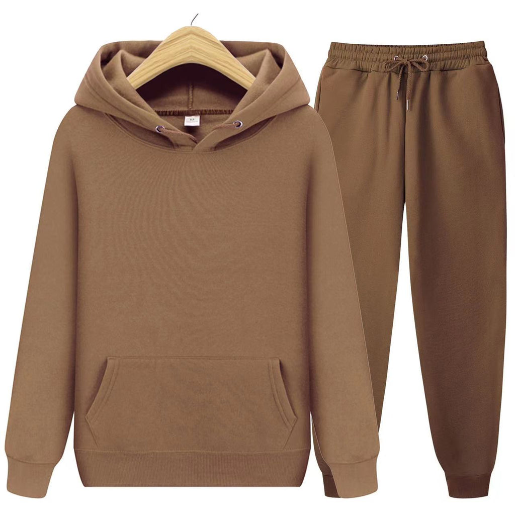 Tuta Uomo Due Pezzi con Felpa con Cappuccio e Pantaloni Jogger – Completo Sportivo Casual