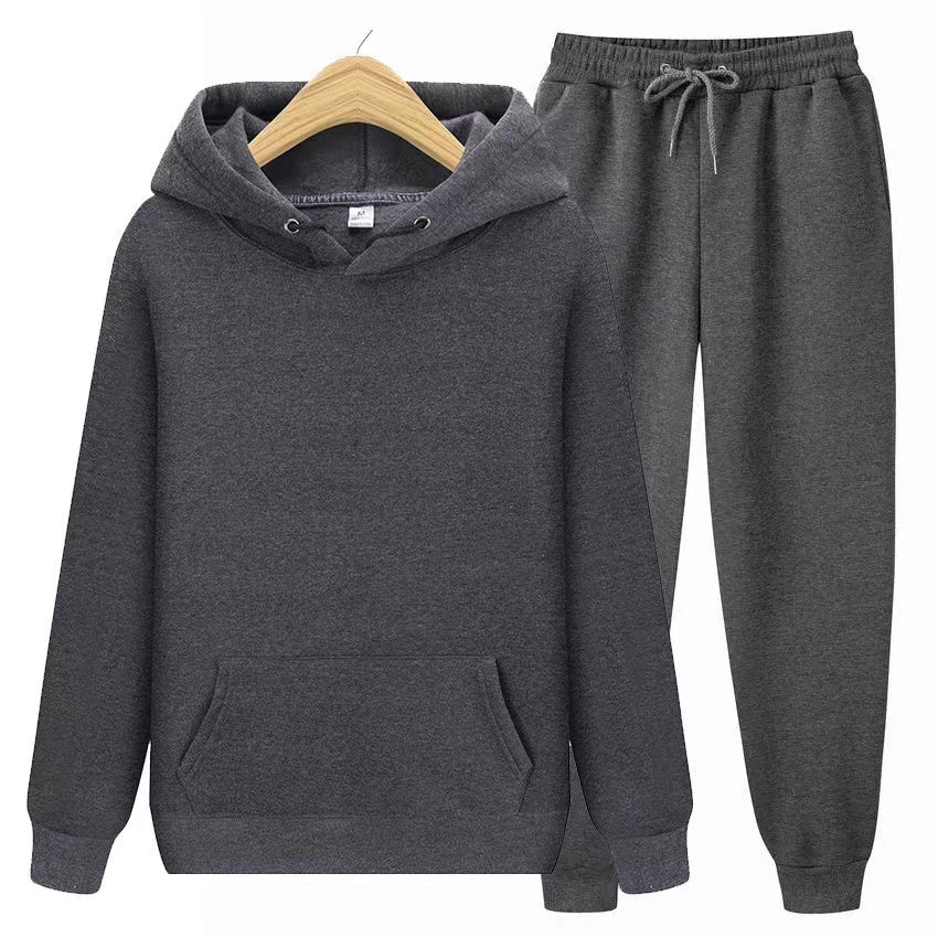 Ensemble deux pièces pour homme avec sweat à capuche et jogger - tenue de sport décontractée