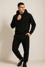 Ensemble deux pièces pour homme avec sweat à capuche et jogger - tenue de sport décontractée