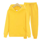 Tuta Uomo Due Pezzi con Felpa con Cappuccio e Pantaloni Jogger – Completo Sportivo Casual