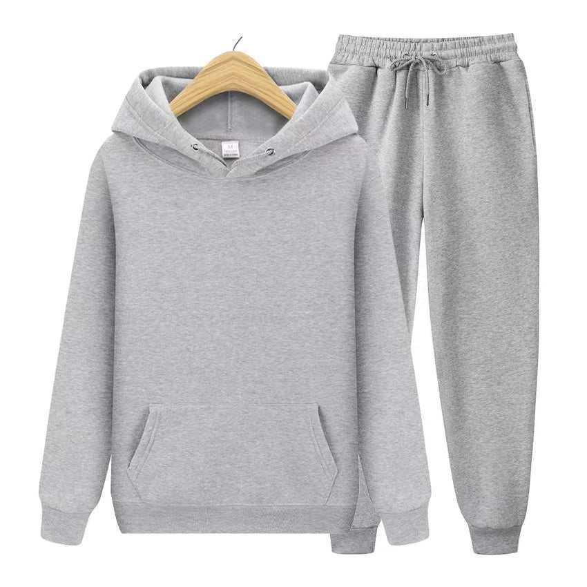 Tuta Uomo Due Pezzi con Felpa con Cappuccio e Pantaloni Jogger – Completo Sportivo Casual