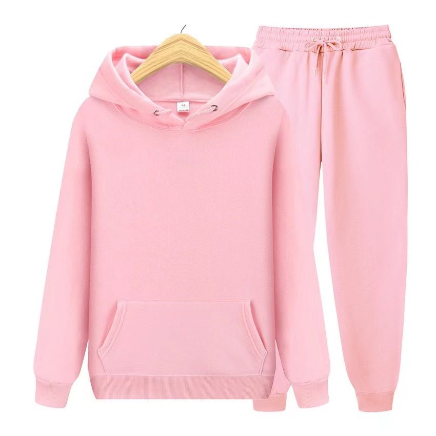 Tuta Uomo Due Pezzi con Felpa con Cappuccio e Pantaloni Jogger – Completo Sportivo Casual