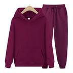 Tuta Uomo Due Pezzi con Felpa con Cappuccio e Pantaloni Jogger – Completo Sportivo Casual