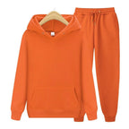 Tuta Uomo Due Pezzi con Felpa con Cappuccio e Pantaloni Jogger – Completo Sportivo Casual