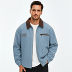 Chaqueta ligera para hombre con cremallera – Elegante y versátil para un estilo informal elegante