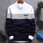 Maglione Uomo Fantasia con Girocollo – Stile Moderno e Comfort Quotidiano