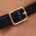 Sandali Minimalisti in Pelle con Cinturini da Donna