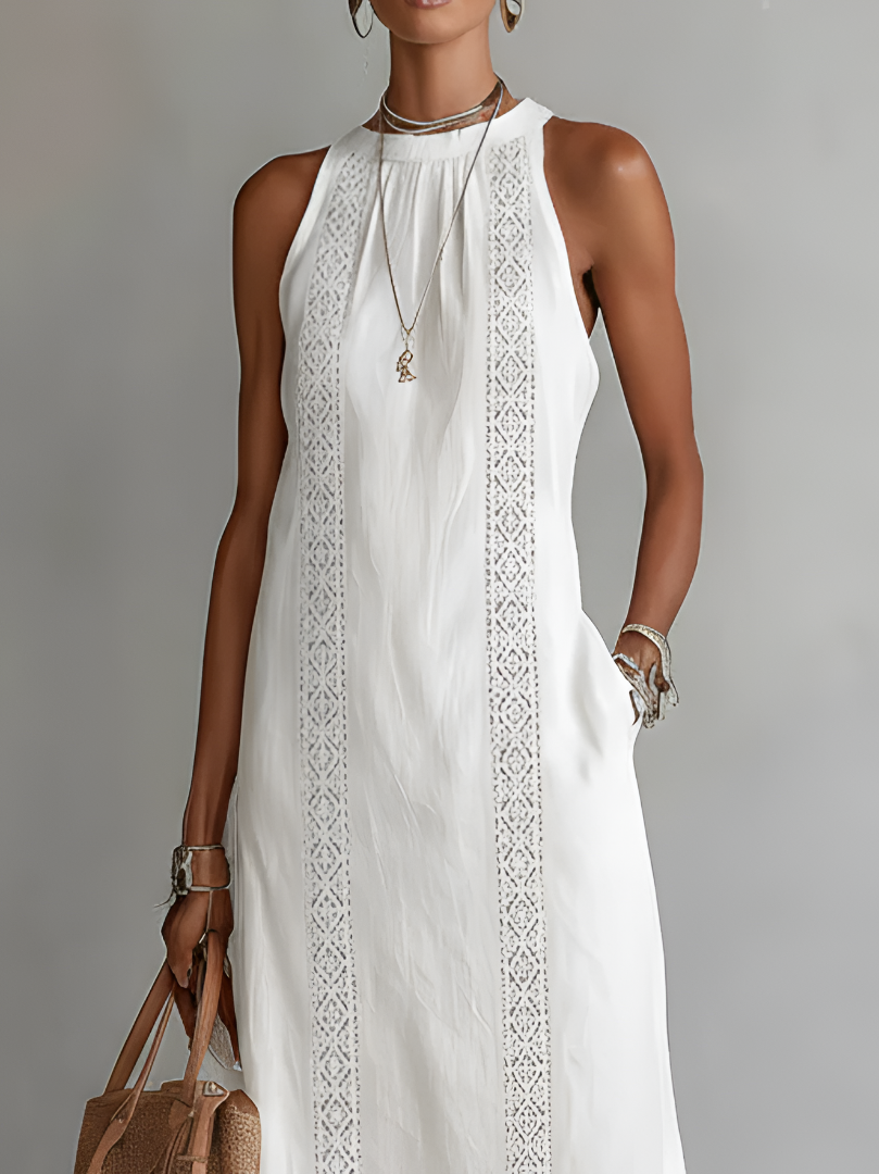 Abito Midi Elegante Ricamato ANFINITE Valentina