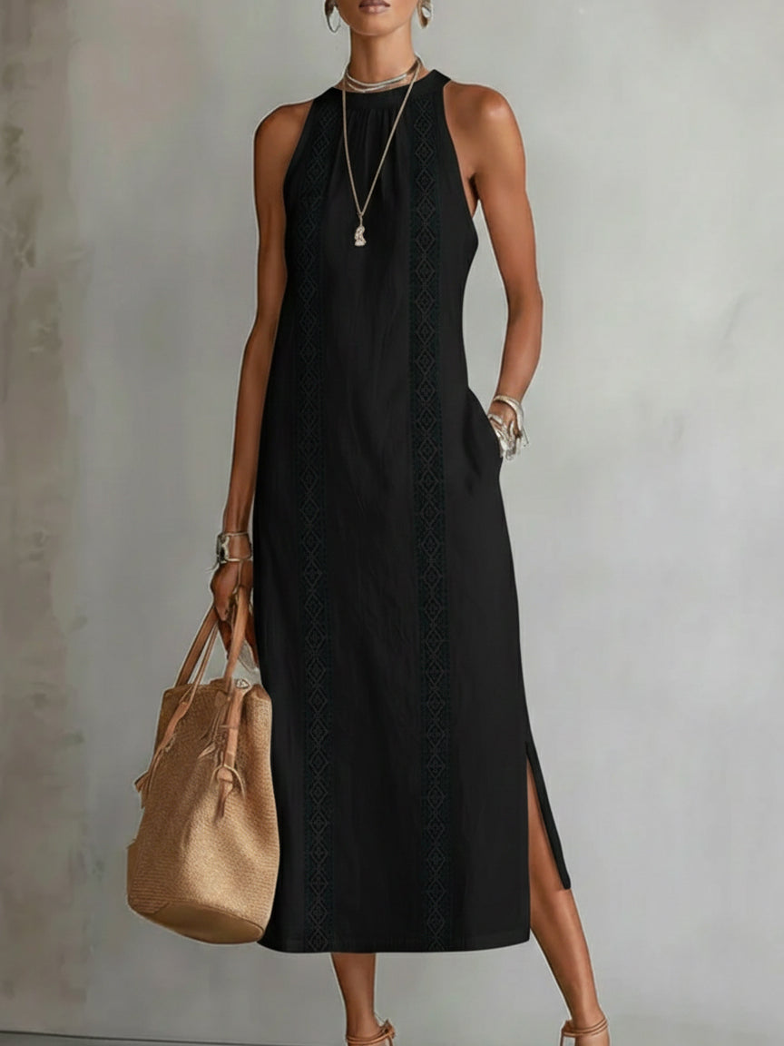 Abito Midi Elegante Ricamato ANFINITE Valentina
