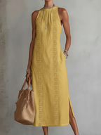 Abito Midi Elegante Ricamato ANFINITE Valentina