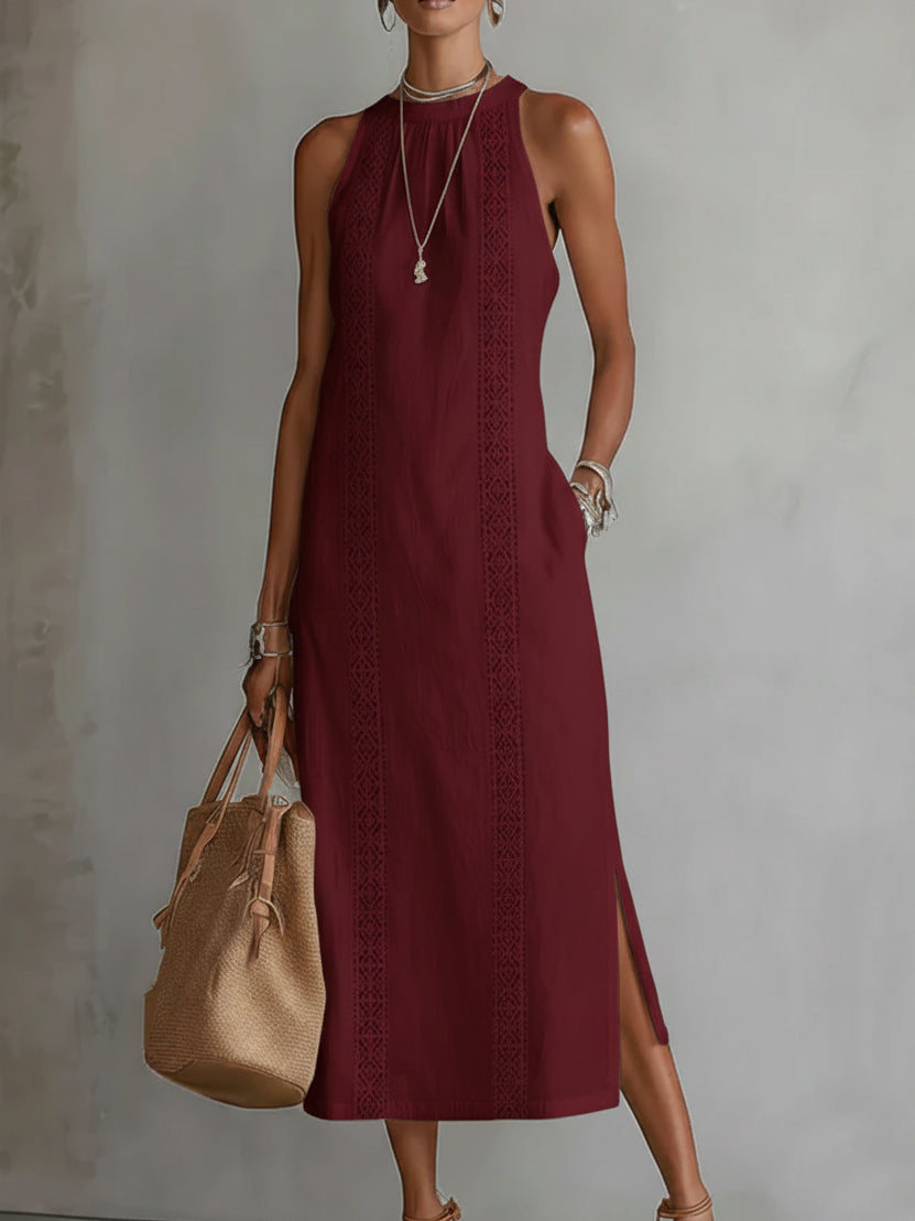 Abito Midi Elegante Ricamato ANFINITE Valentina