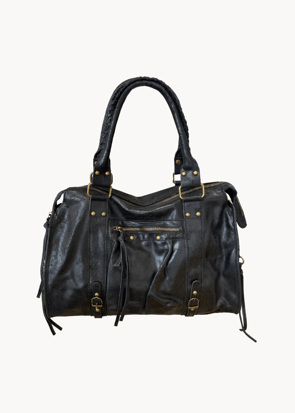 ANFINITE Paris Borsa in Vera Pelle