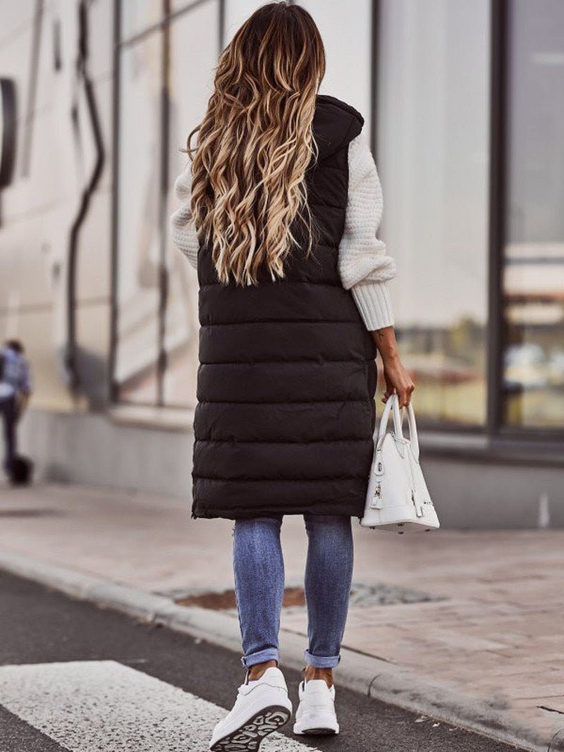 Gilet Donna Comodo Lunghezza Ginocchio - Livia