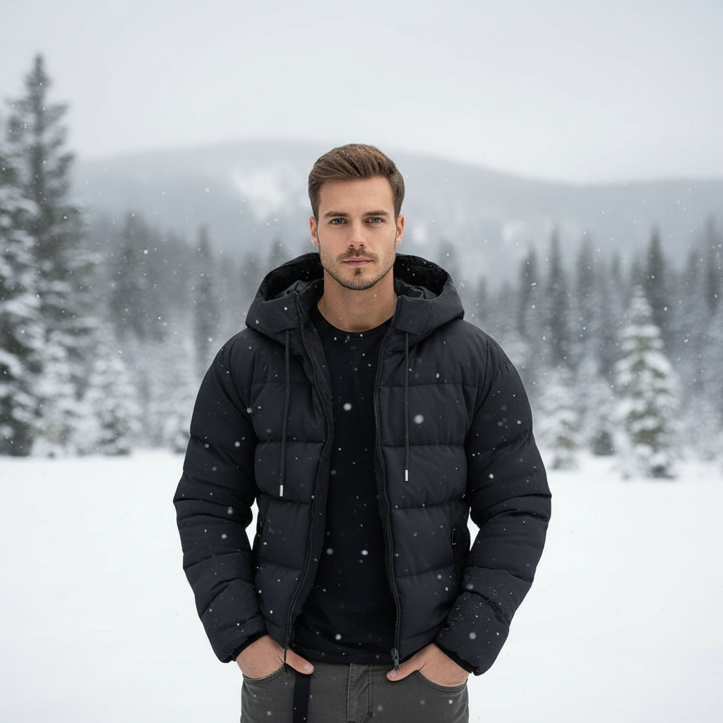 NIELS - Herre Puffer Vinterjakke