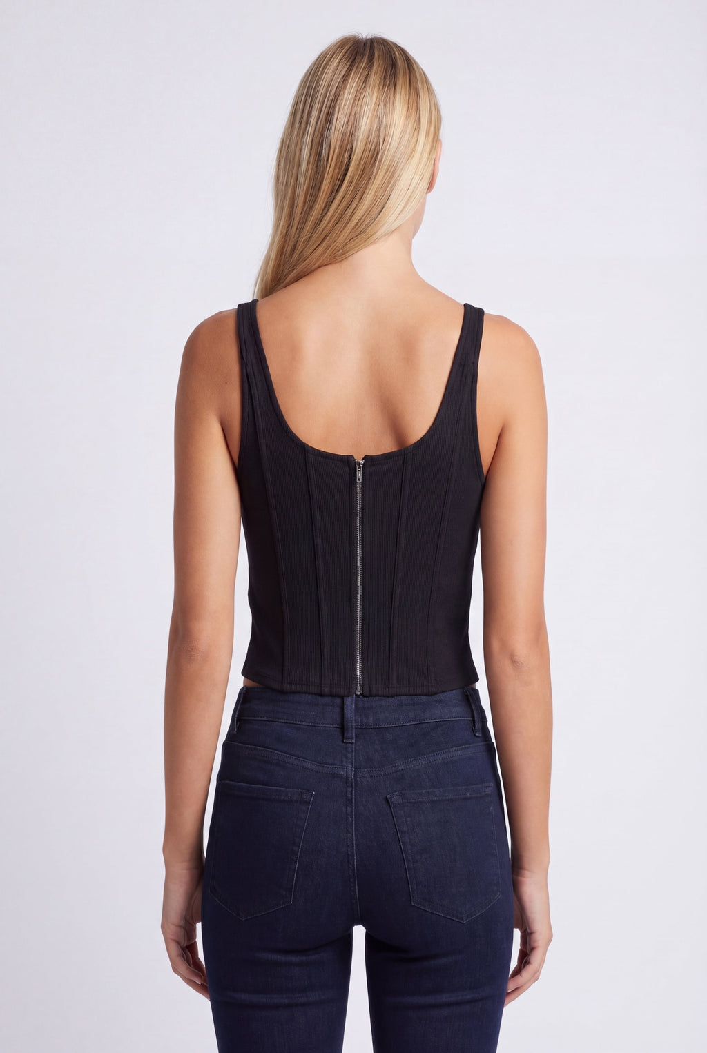 Top corsé de mujer con corpiño estructurado