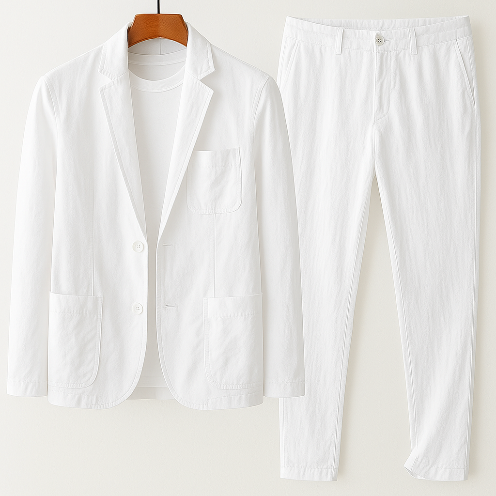 Completo Casual in Lino da Uomo – Freschezza, Comfort e Stile Estivo