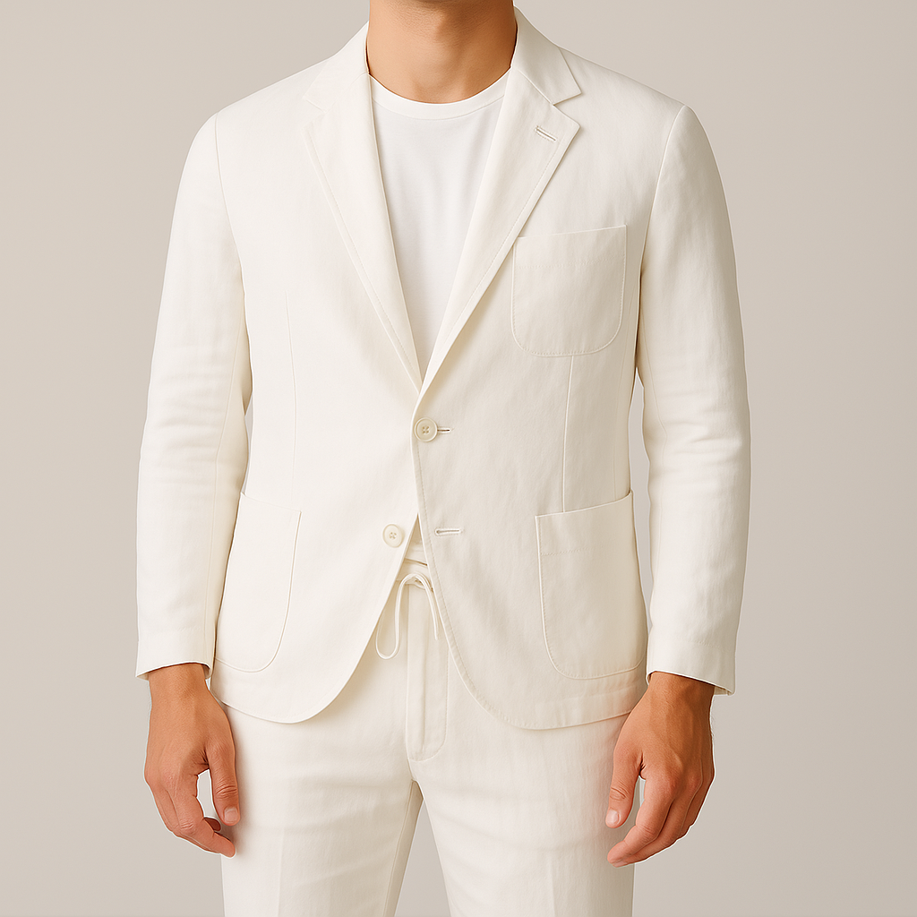 Completo Casual in Lino da Uomo – Freschezza, Comfort e Stile Estivo