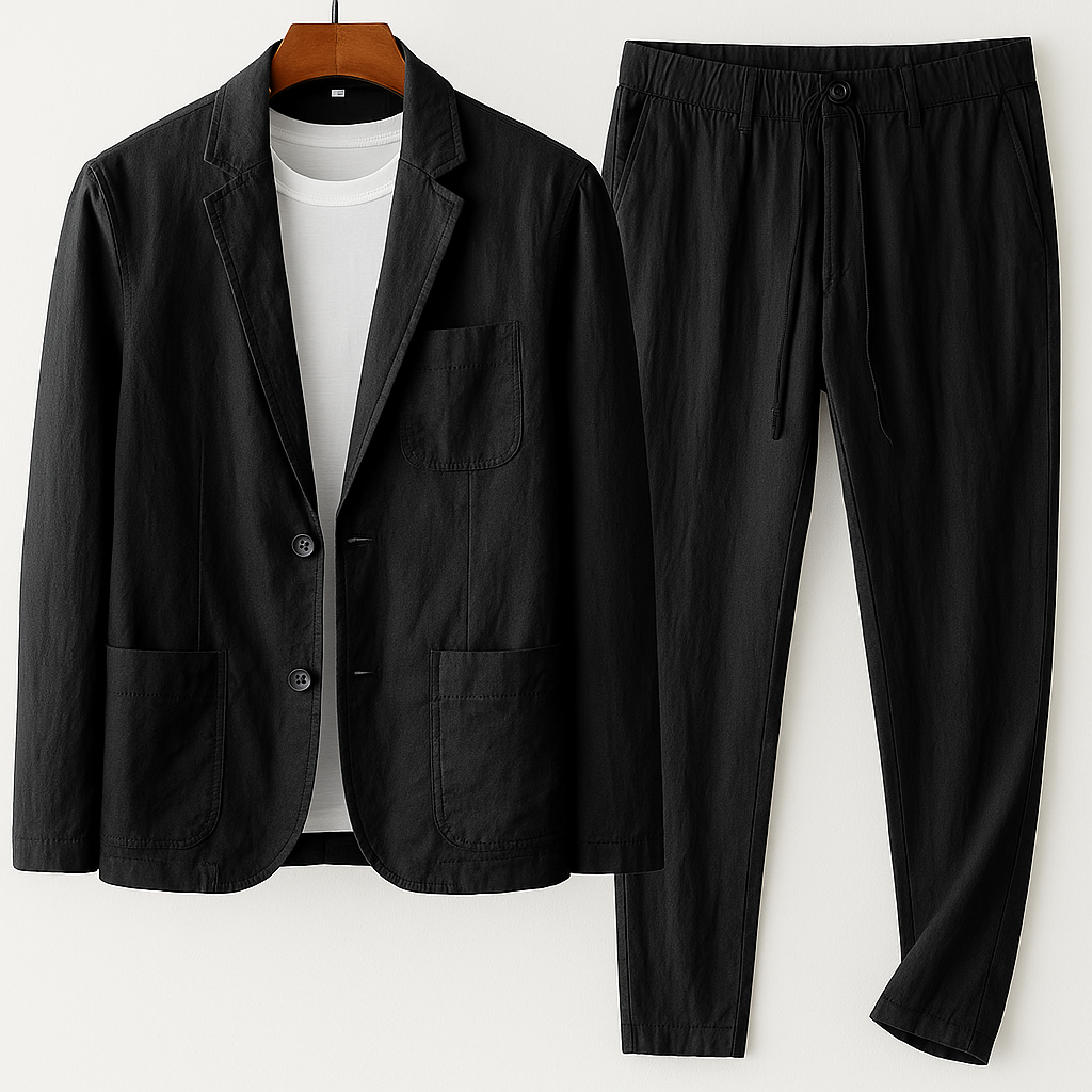 Completo Casual in Lino da Uomo – Freschezza, Comfort e Stile Estivo