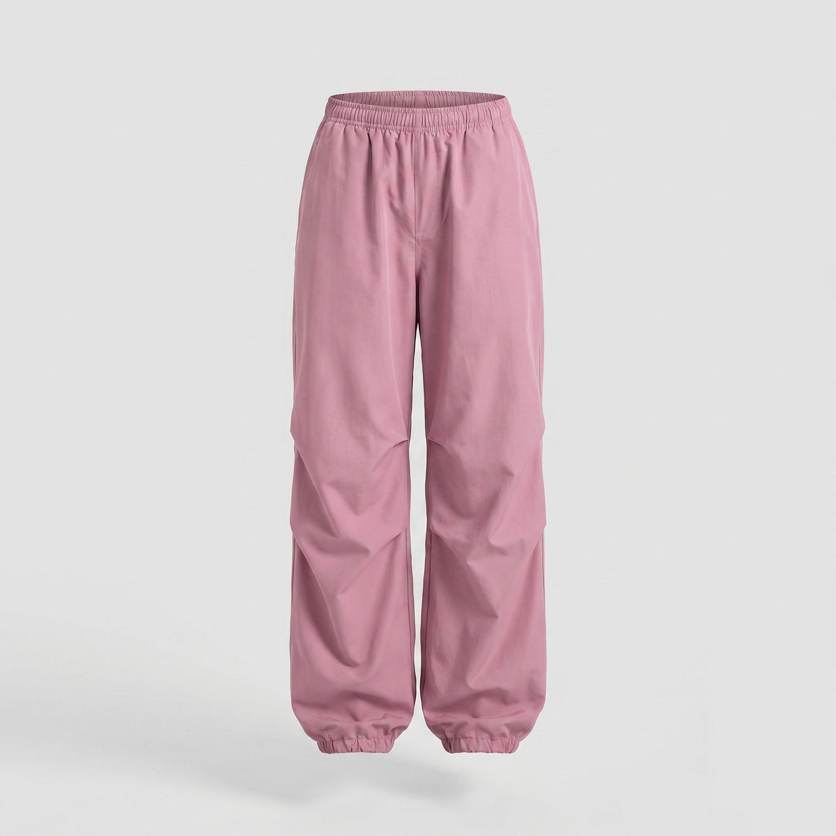 Pantalon cargo jogger femme à jambes larges - Modèle oversize avec taille élastique et chevilles réglables