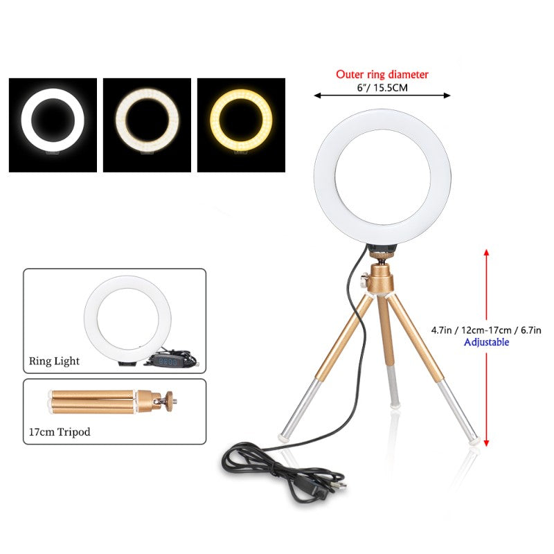Ring Light ANFINITE Ruby per Foto e Selfie