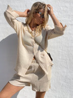 Completo Donna Cotone Oversize Comfort Stile Estivo