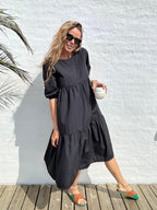 Abito Donna Silhouette Larga Comfort Stile Estivo