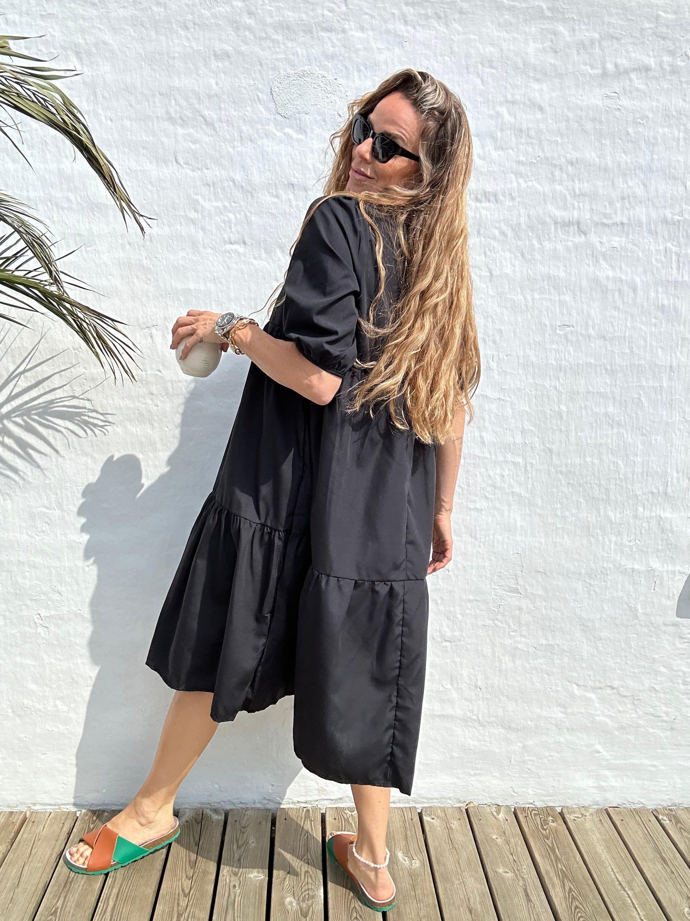 Abito Donna Silhouette Larga Comfort Stile Estivo