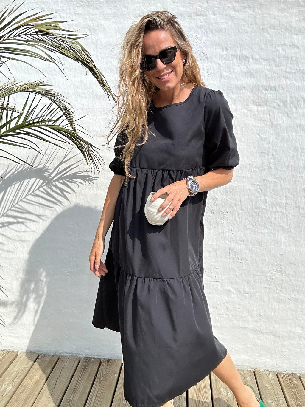 Abito Donna Silhouette Larga Comfort Stile Estivo